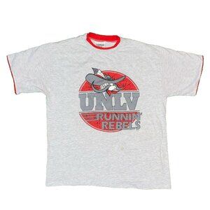 Vintage Cotton Fitz University Nevada Las Vegas Runnin Rebels College Tshirt XL